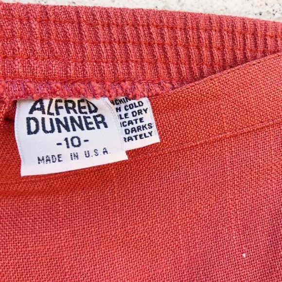 Vintage Alfred Dunner Linen Midi Skirt - Picture 4 of 5